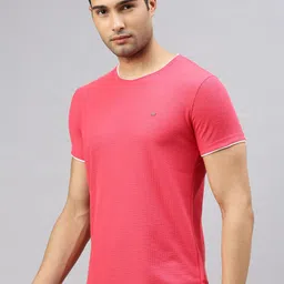 ZEDD Men Round Neck Solid T-shirt image 4
