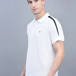 Force NXT Men Anti Odour Anti Viral Pack Of 3 Solid Polo Collar T-shirt image 4