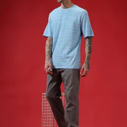 WROGN Printed Round Neck Short Sleeves Regular Fit T-shirt image 4