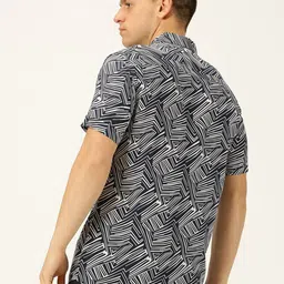 Mast & Harbour Men Classic Opaque Printed Casual Shirt image 4