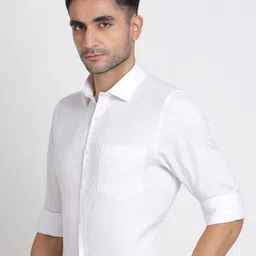Turtle Modern Slim Fit Spread Collar Pure Cotton Formal Shirt image 4