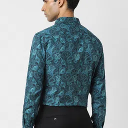 van heusen V Dot Ethnic Motifs Printed Formal Shirt image 5
