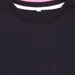 NUSYL Girls Graphic Printed Oversized Fleece Sweatshirt image 4