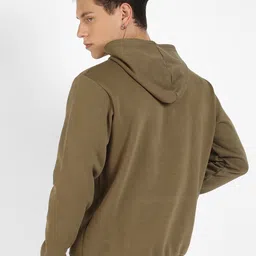 Campus Sutra Hooded Cotton Sweatshirt image 4