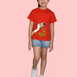 NUSYL Girls Printed T-shirt image 2