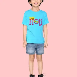 NUSYL Boys Typography Printed T-shirt image 2