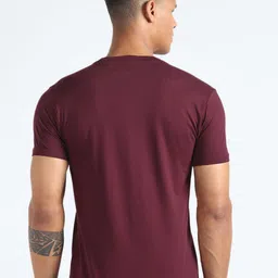 Flying Machine Typography Printed Slim Fit Cotton T-shirt image 5