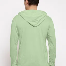 Friskers Typography Printed Hooded Slim Fit Pure Cotton T-shirt image 2