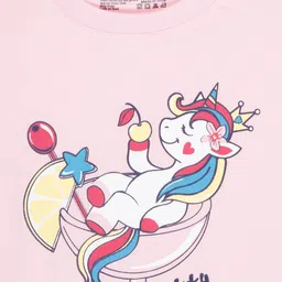 Bodycare Girls Pack of 2 Printed Pure Cotton T-shirt image 4