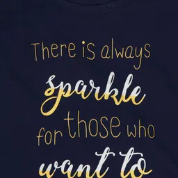 Bodycare Girls Typography Printed Cotton T-shirt image 4