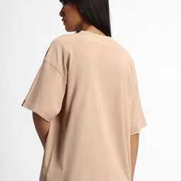 bewakoof HARRY POTTER Harry Potter Printed Drop-Shoulder Sleeves Cotton Oversized T-shirt image 4