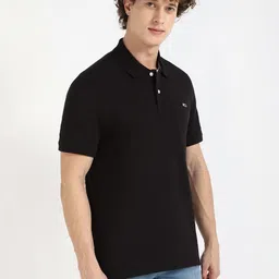 Tommy Hilfiger Men Solid Polo Collar Cotton T-shirt image 4