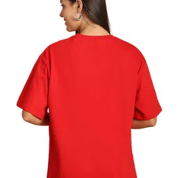 TOM AND JERRY by Dreambe Women Printed Applique T-shirt image 2