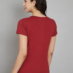 Trend Level Women Typography 2 Printed Applique T-shirt image 3