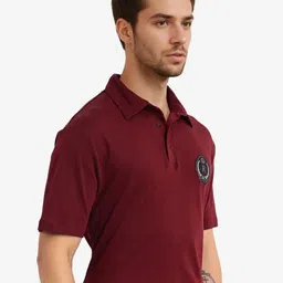 RARE RABBIT Men Polo Collar Applique T-shirt image 4