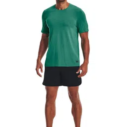 UNDER ARMOUR Self Design Rush Seamless Short Sleeeves Slim-Fit T-Shirt image 4