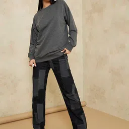 Styli Women Long Sleeves Cotton Sweatshirt image 3