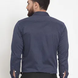 Bought First Premium Polka Dots Printed Long Sleeves Formal Shirt image 2