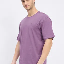 Duke Men Solid Oversized Drop Shoulder Sleeves T-shirt image 4