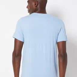 SPORTO Pack of 2 Round Neck Short Sleeves Regular Fit Cotton T-shirt image 5
