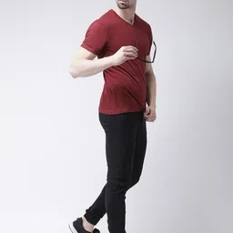 Friskers Pack Of 2 V Neck Cotton T-shirt image 3