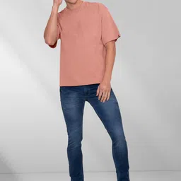 PRONK Drop-Shoulder Sleeves Pure Cotton Oversized T-shirt image 3