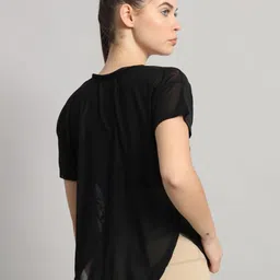 MKH Women Typography Printed Round Neck T-shirt image 5