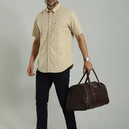 Indian Terrain Slim Fit Floral Printed Pure Cotton Casual Shirt image 5