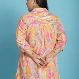 theRebelinme Comfort Abstract Printed Casual Regular Fit Shirt image 5