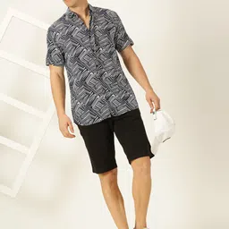 Mast & Harbour Men Classic Opaque Printed Casual Shirt image 5