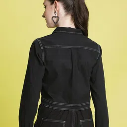 Bene Kleed Women Contrast Stitch Casual Shirt image 3