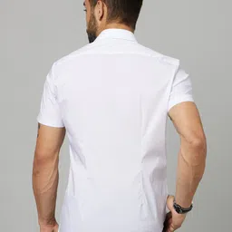 Celio Men Classic Spread Collar Cotton Casual Shirt image 5