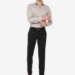 WYRE Floral Printed Cotton Slim Fit Formal Shirt image 4