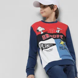 Jack & Jones Junior Boys Typography Printed Pullover image 2
