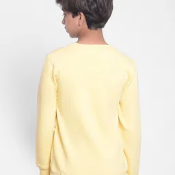 Crimsoune Club Boys Typography Printed Sweatshirt image 2