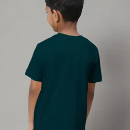 Friskers Boys Typography Printed V-Neck Cotton Bio Wash Regular T-shirt image 5