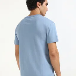 Tommy Hilfiger Men Solid Round Neck Cotton T-shirt image 4