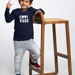 Friskers Boys Typography Printed  Round Neck Cotton T-Shirts image 5