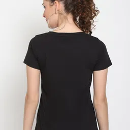 UnaOne Women Pack of 2 Plus Size Typography Printed T-shirt image 2