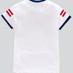 BAESD Boys Pack of 5 Typography Printed Round Neck Pure Cotton T-shirts image 5