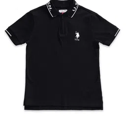 U.S. Polo Assn. Kids Boys Polo Collar Pure Cotton T-shirt image 5
