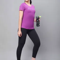 PERFKT-U Typography Printed Round Neck Short Sleeves T-shirt image 4