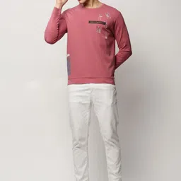 SHOWOFF Typography Printed Cotton Pullover image 5