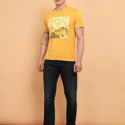 Wrangler Graphic Printed Casual Cotton T-shirt image 1