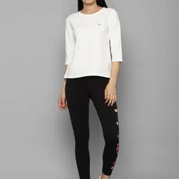 Allen Solly Woman Women White T-shirt image 5