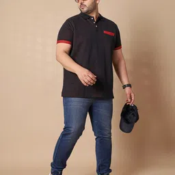 bigbanana Men Solid Polo Collar Bio Finish Pocket T-shirt image 2