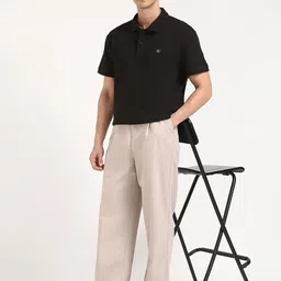 Calvin Klein Jeans Men Solid Round Neck Cotton T-shirt image 3