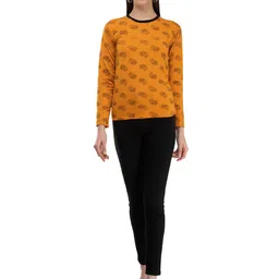 IndiWeaves Pack Of 2 Polka Dots Printed Woollen T-shirt image 4