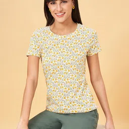 Honey by Pantaloons Floral Printed Pure Cotton T-shirt-picture-18