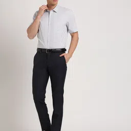 Turtle Standard Opaque Striped Pure Cotton Formal Shirt image 2